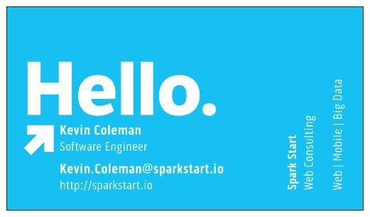 Spark Starter Business Card